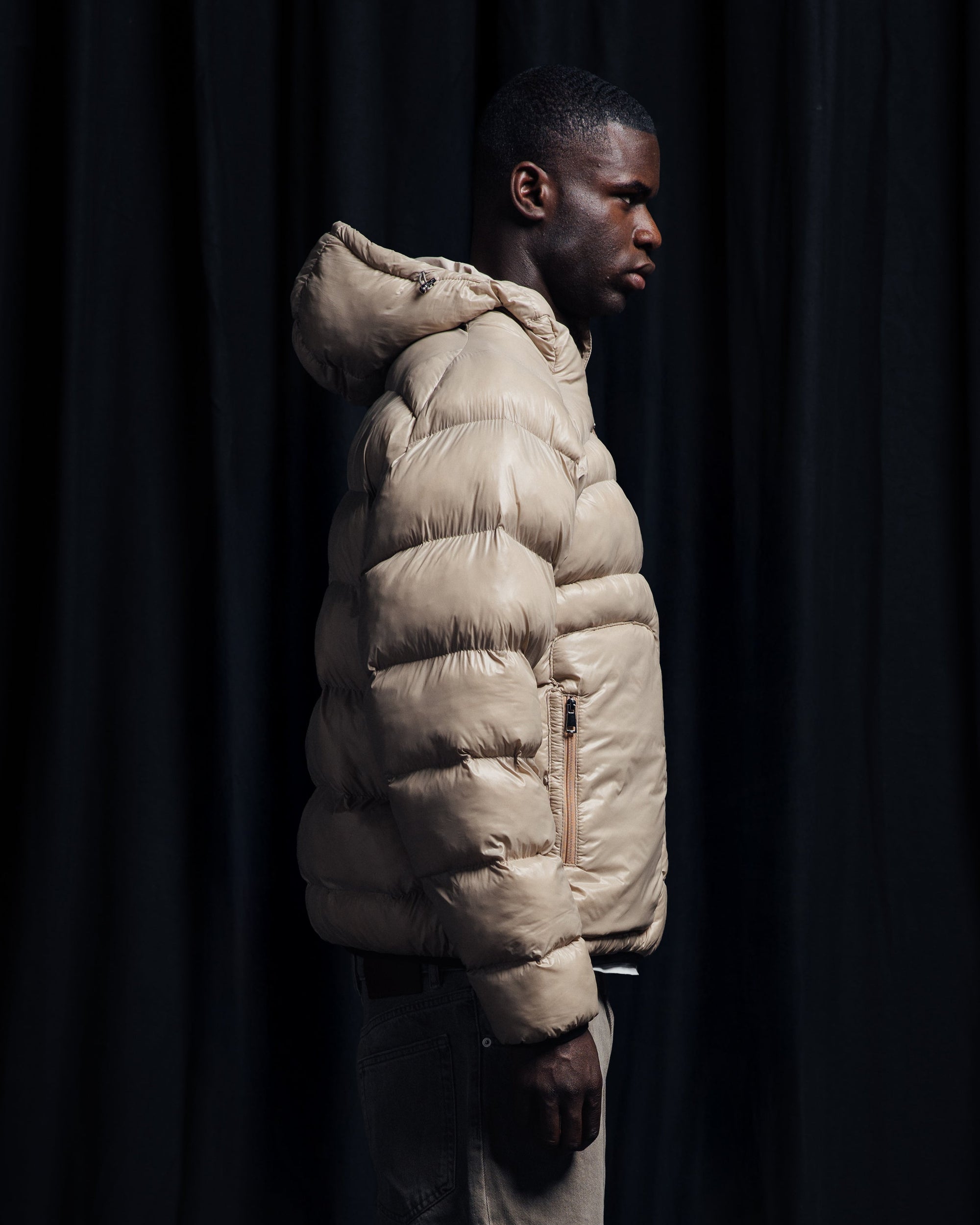 Glossy Puffer Jacket