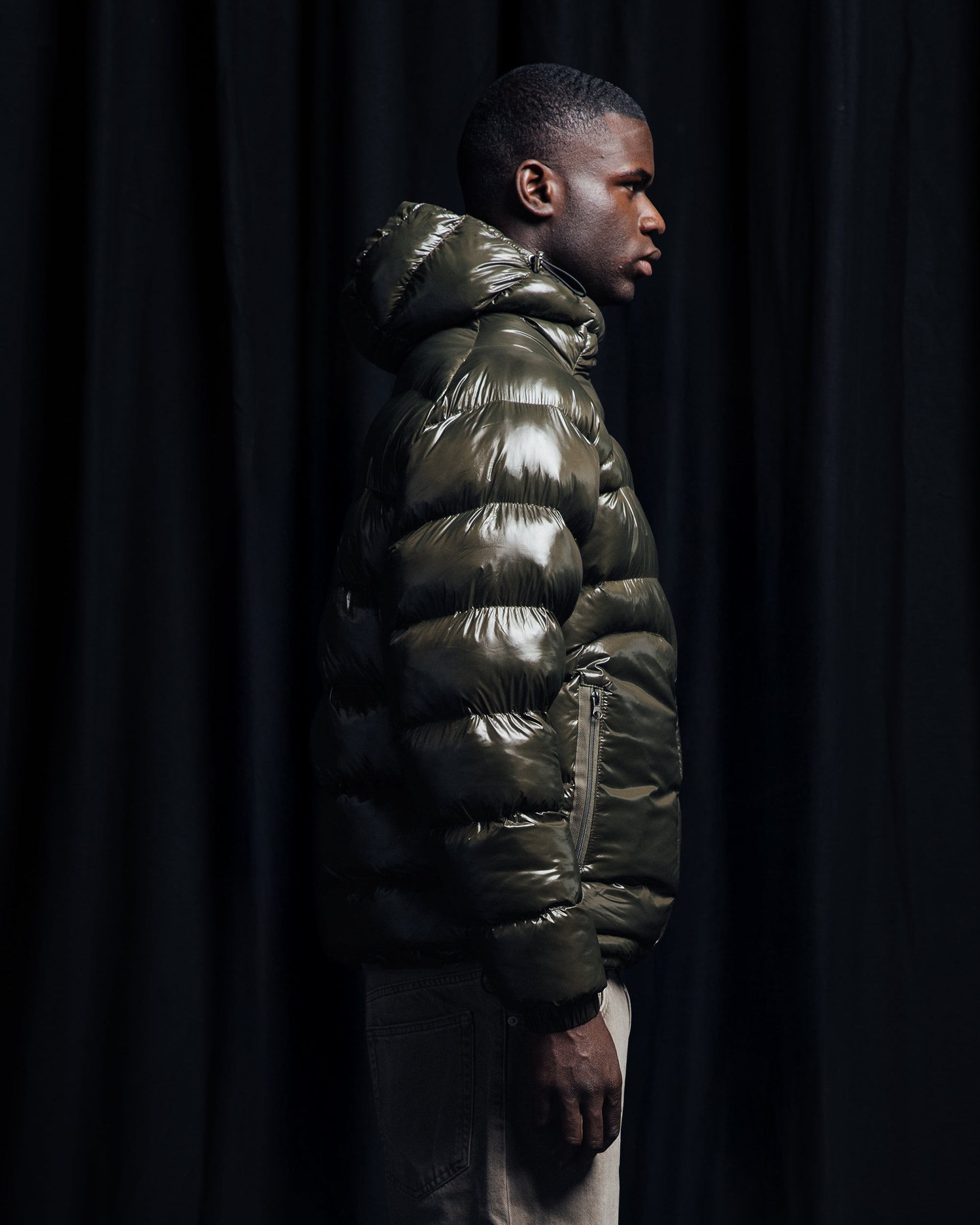 Glossy Puffer Jacket