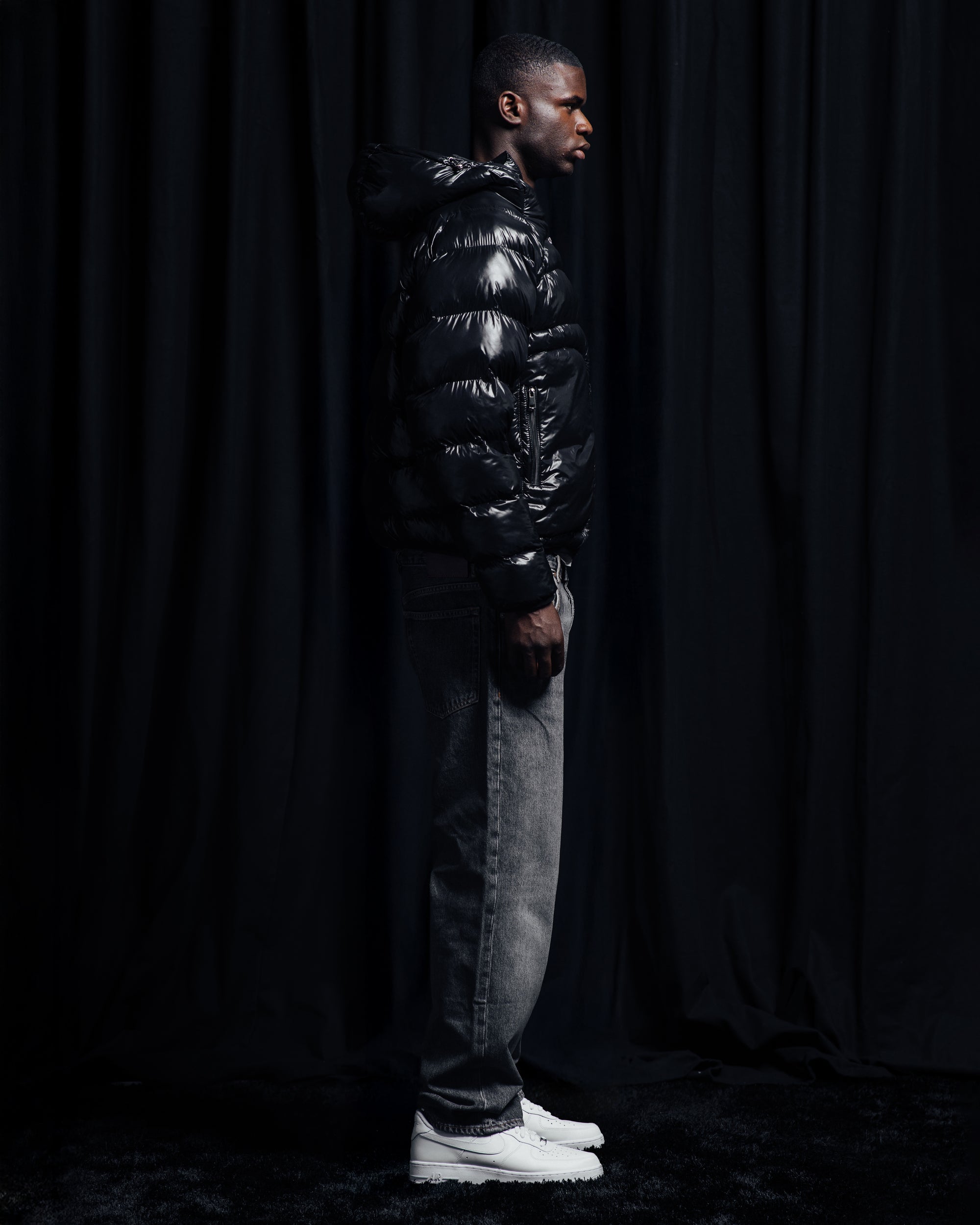 Glossy Puffer Jacket