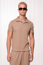Slim Waffle Polo