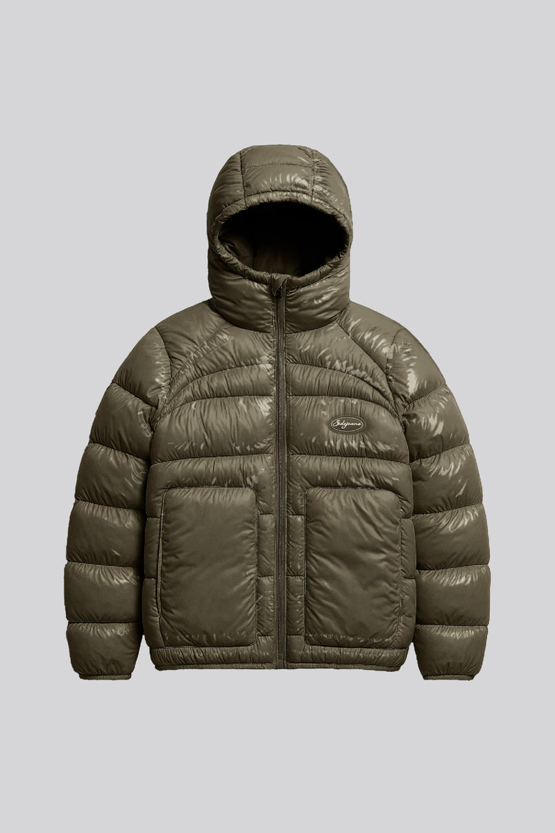 Glossy Puffer Jacket