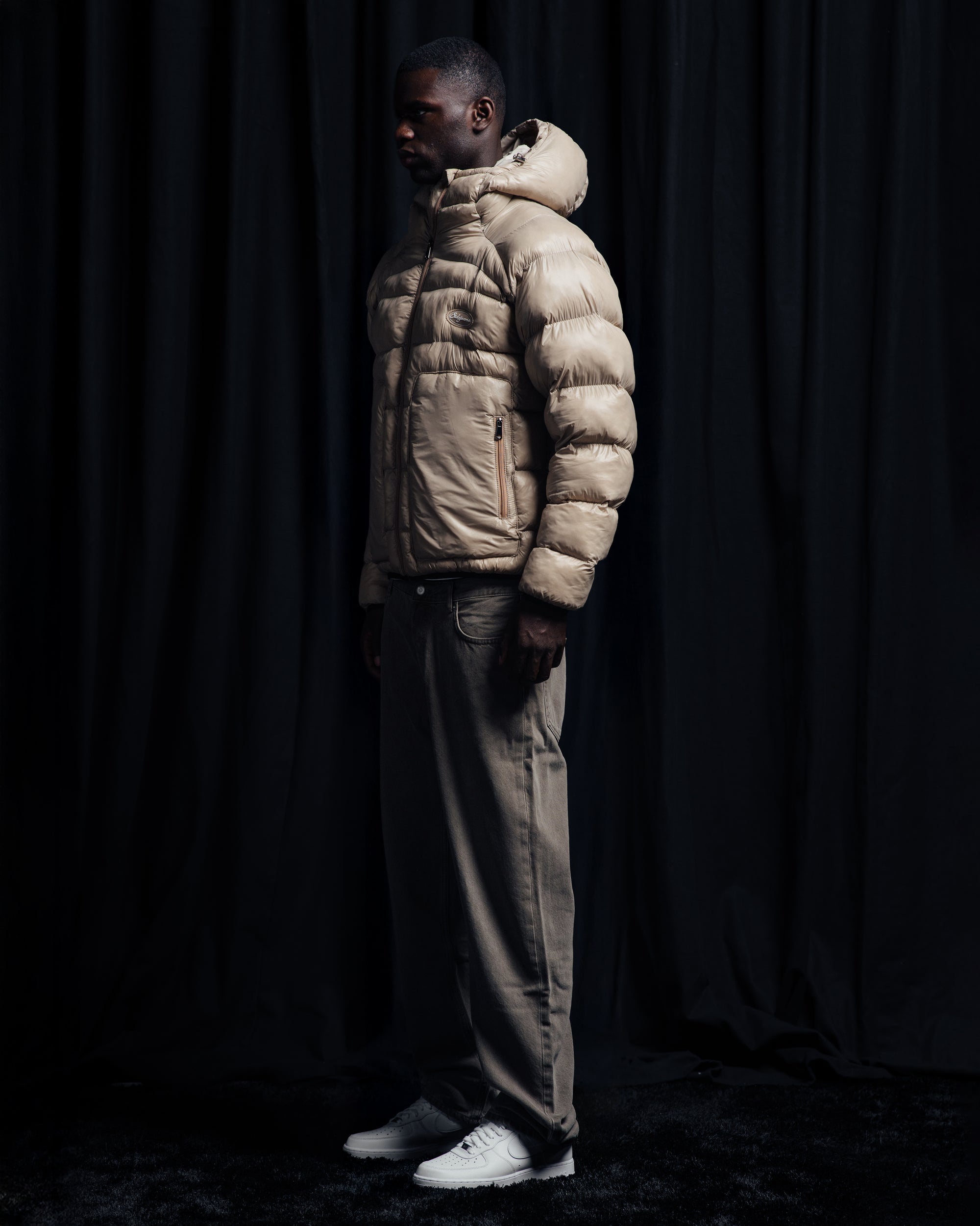 Glossy Puffer Jacket