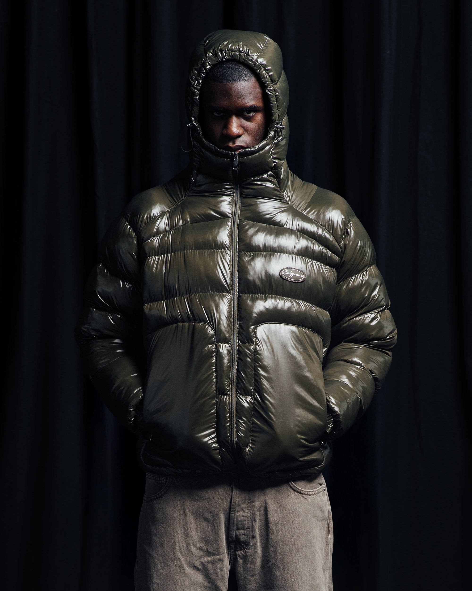 Glossy Puffer Jacket