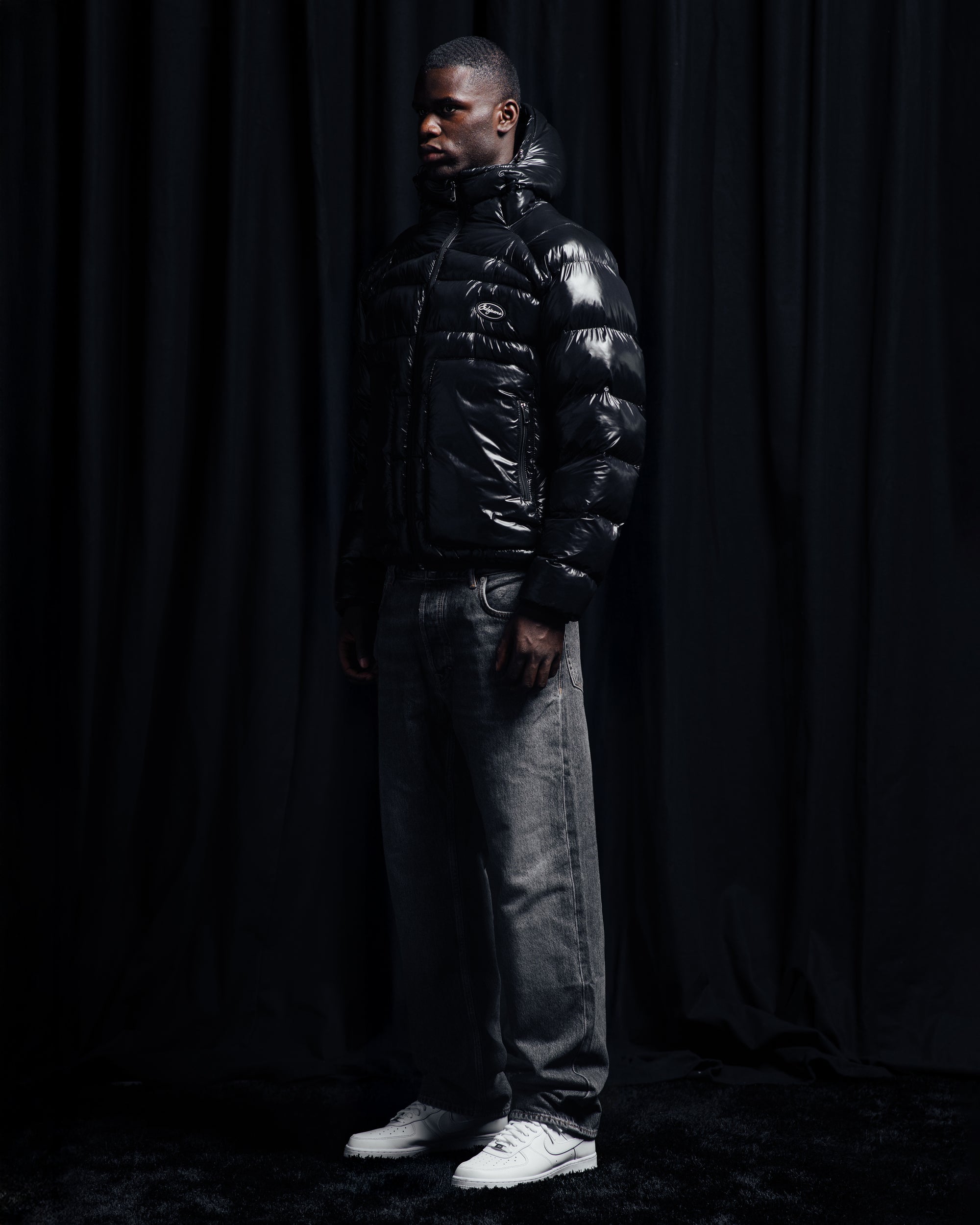 Glossy Puffer Jacket