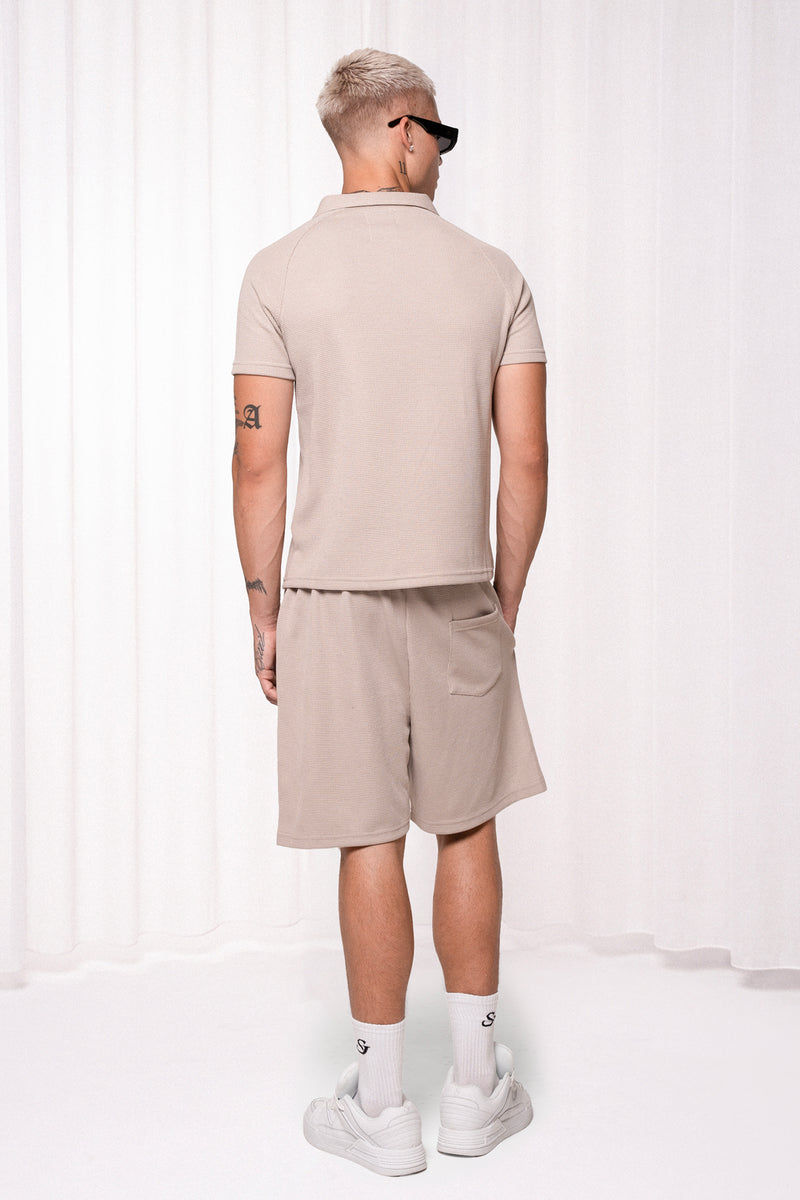Slim Waffle Shorts