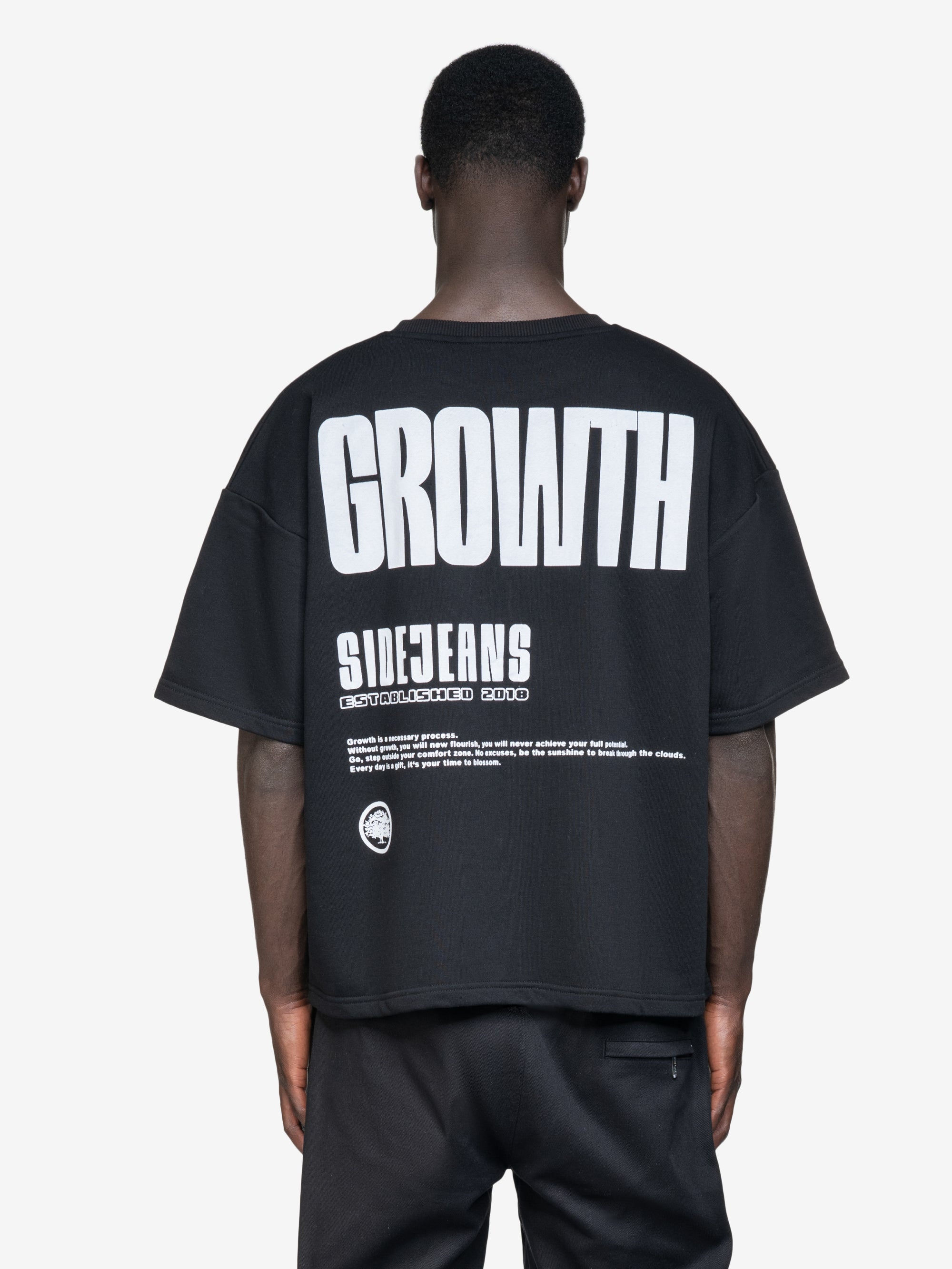 SIDEJEANS TEE BLACK