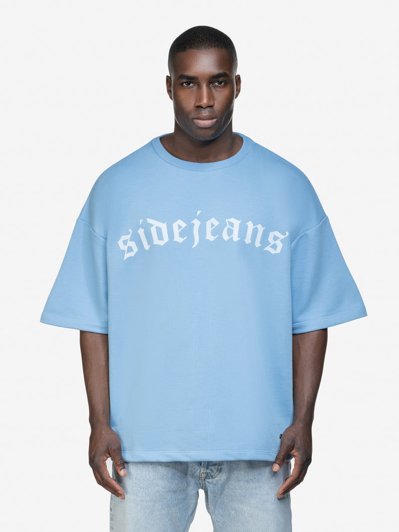 BASIC SIDEJEANS TEE BABYBLUE