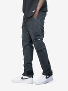SIDEJEANS CARGO JEANS BLACK