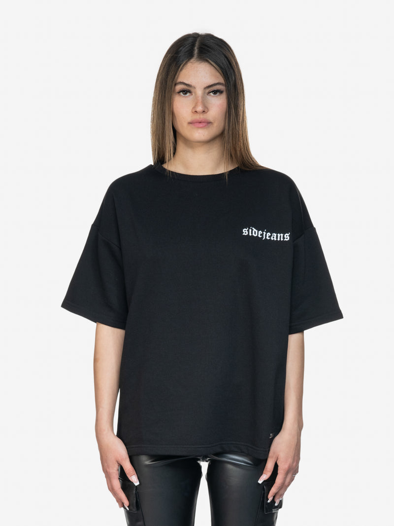 SIDEJEANS TEE BLACK