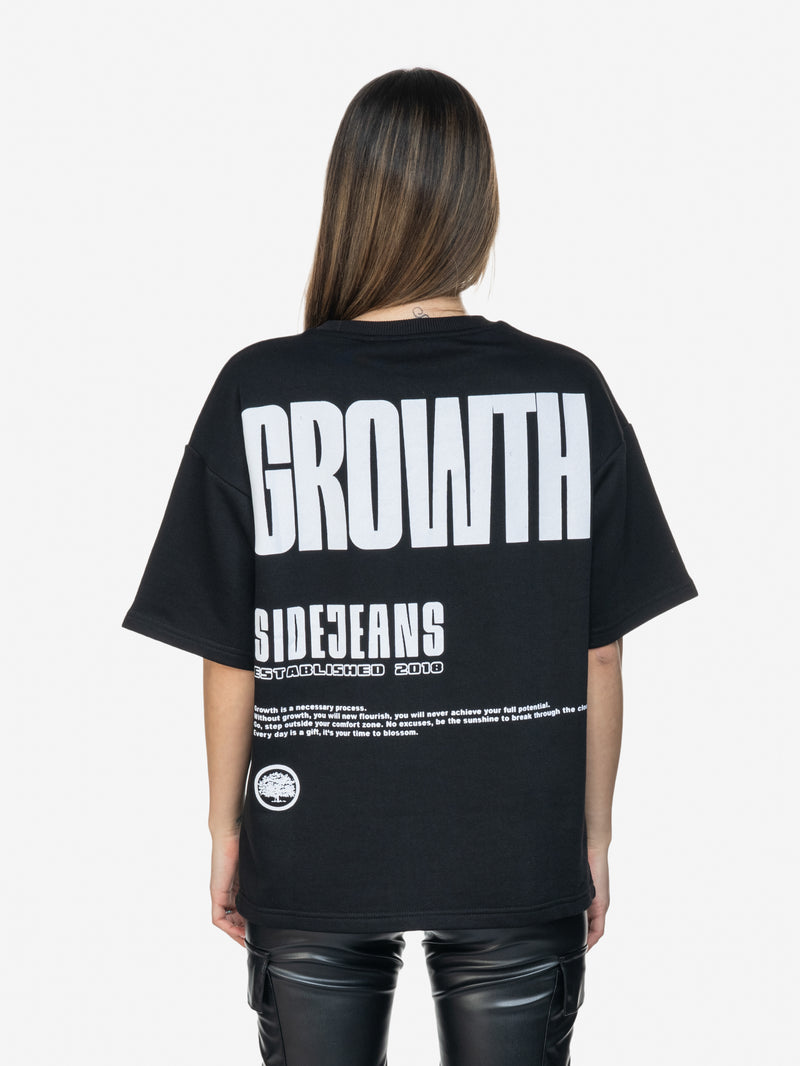 SIDEJEANS TEE BLACK
