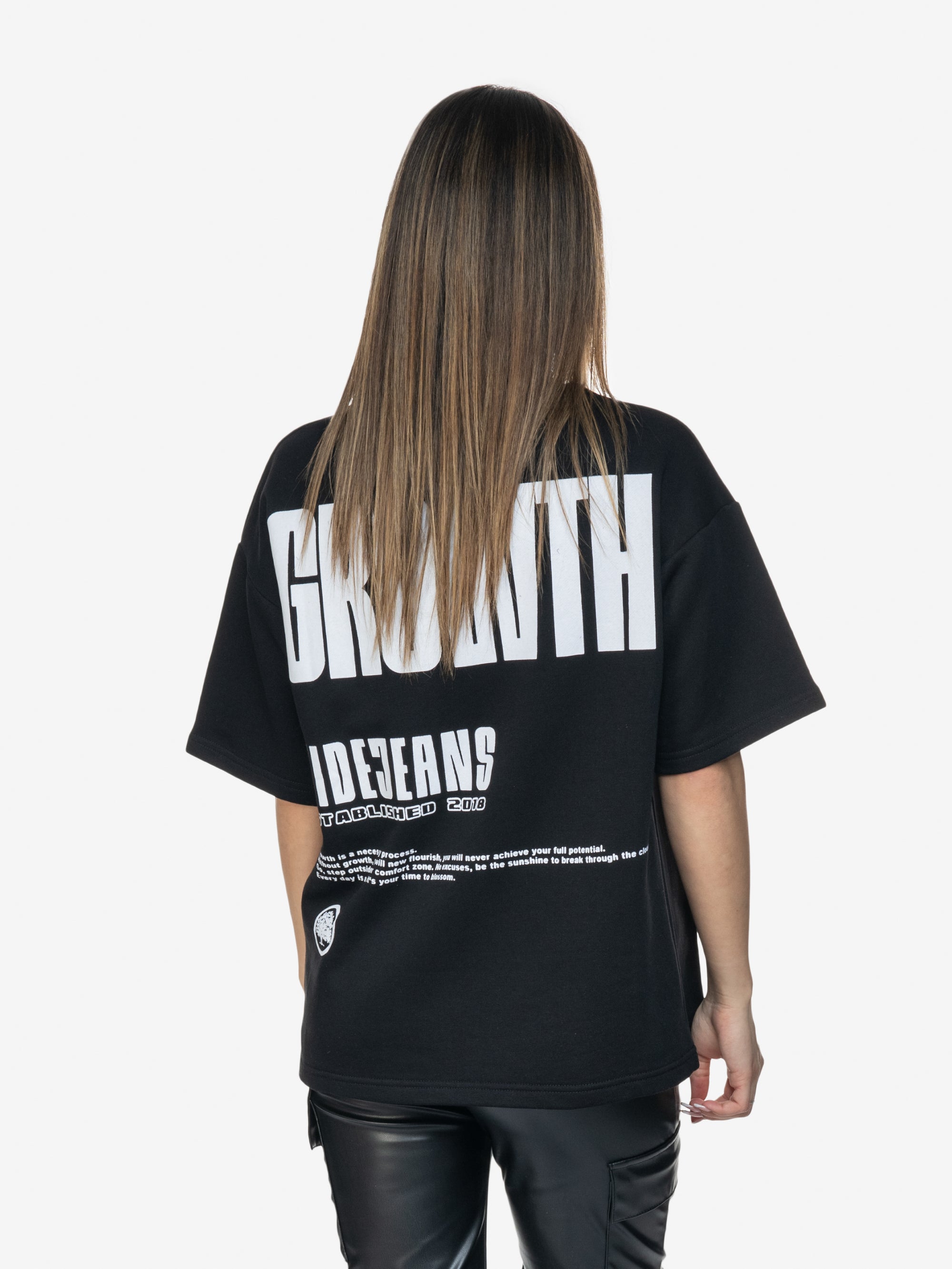 SIDEJEANS TEE BLACK