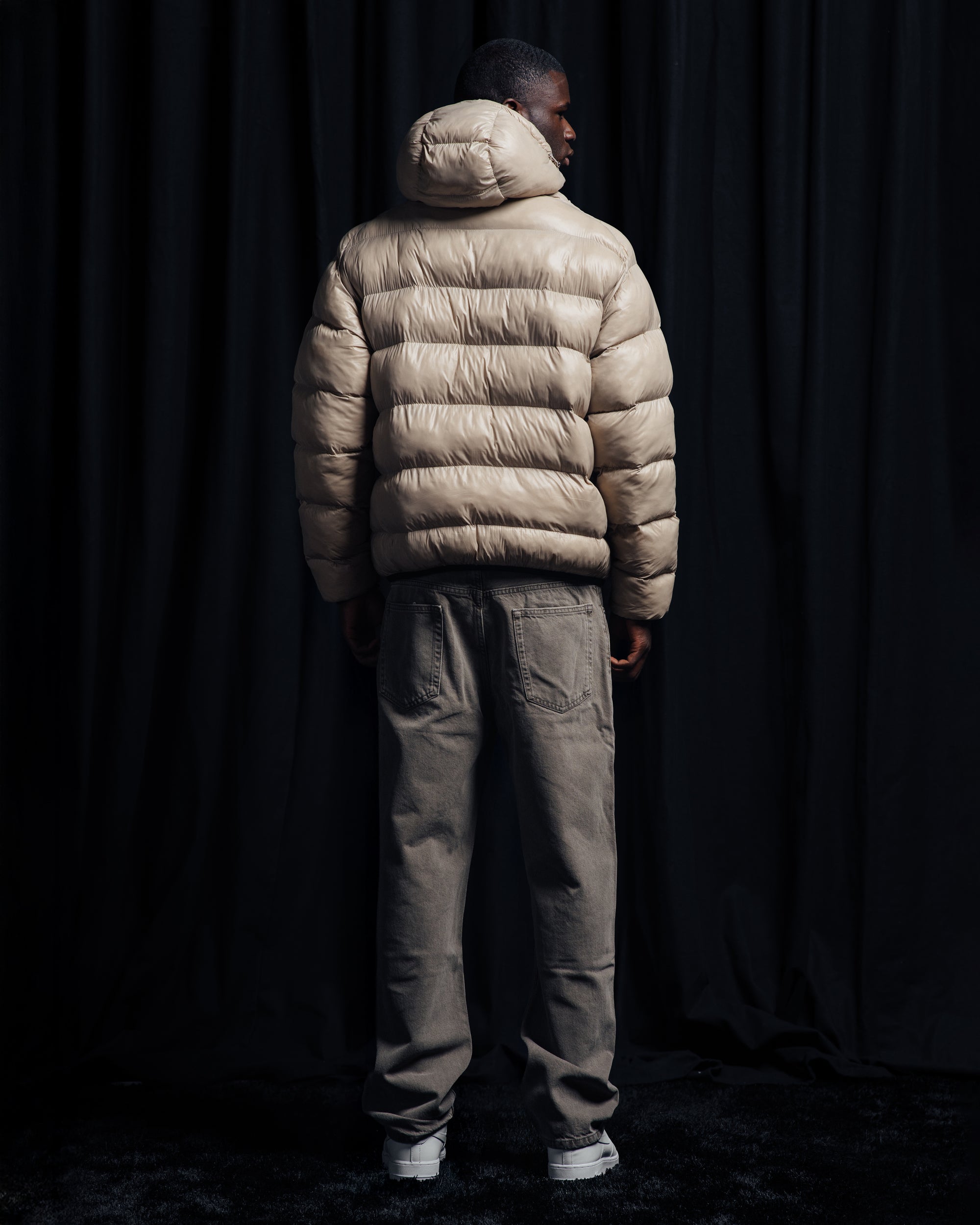 Glossy Puffer Jacket