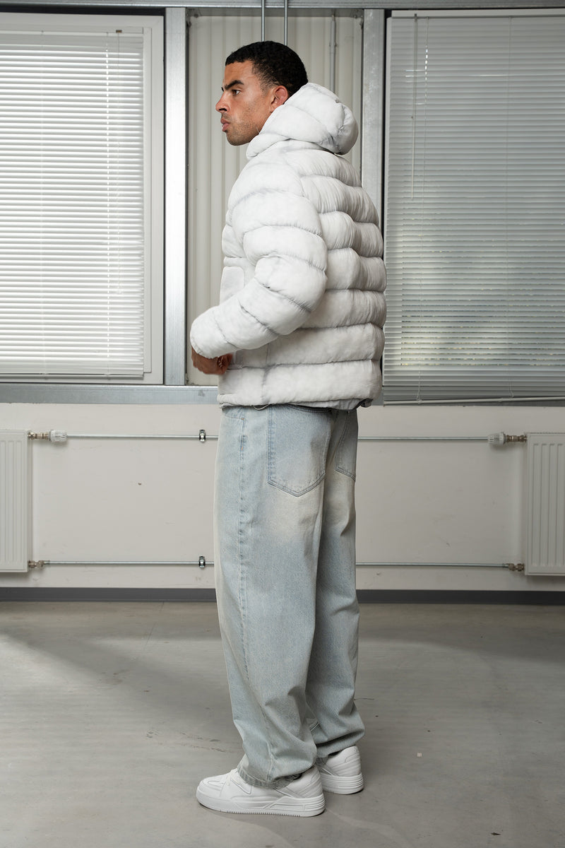 Signature Puffer White