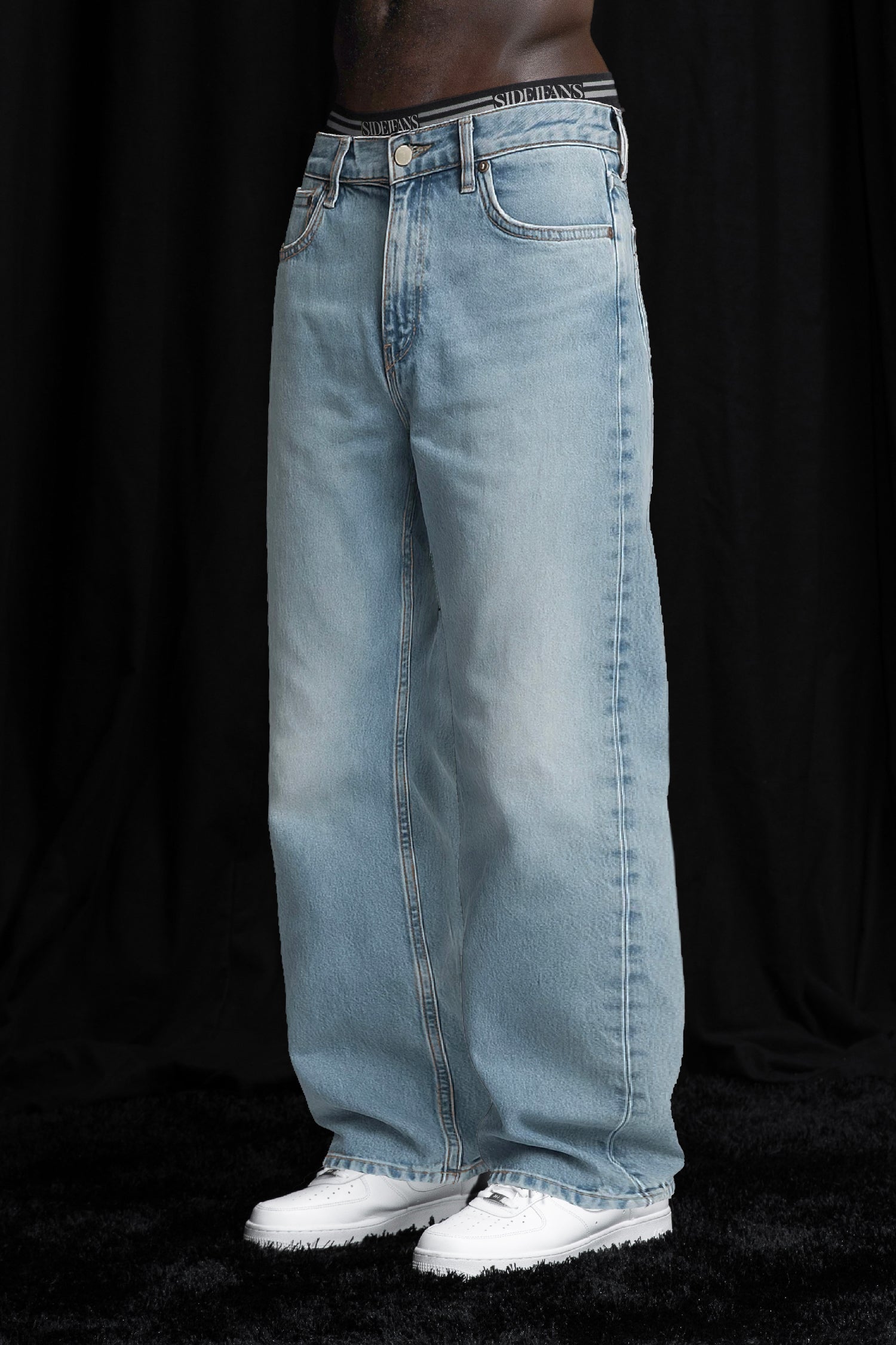 Baggy Fit - Washed Denim