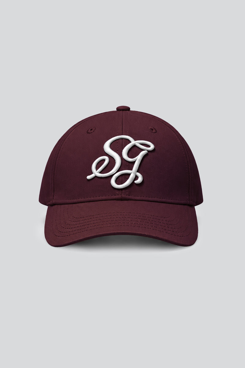 SJ Logo Cap Bordeaux
