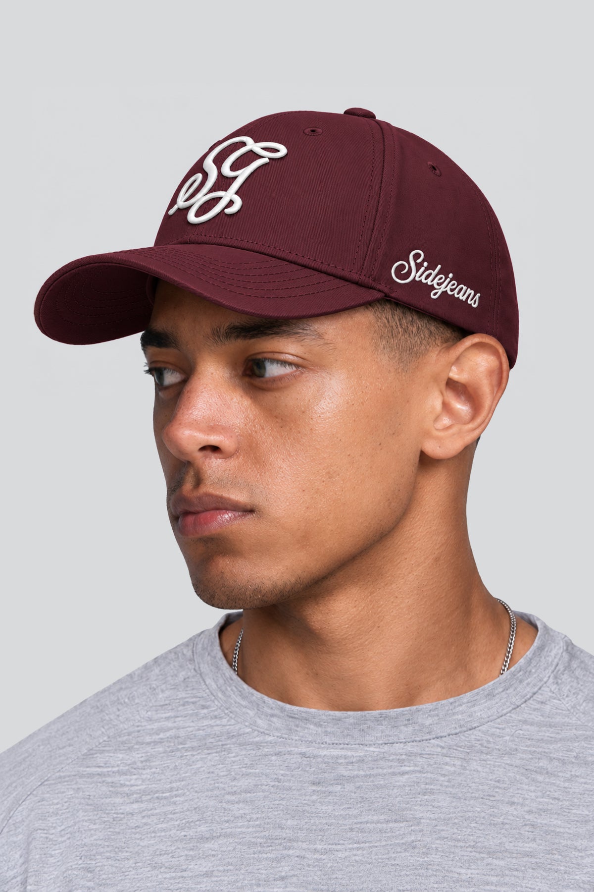 SJ Logo Cap Bordeaux