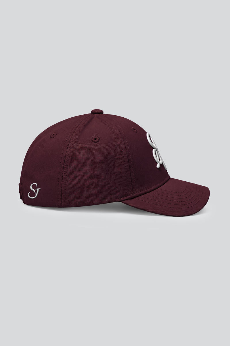 SJ Logo Cap Bordeaux