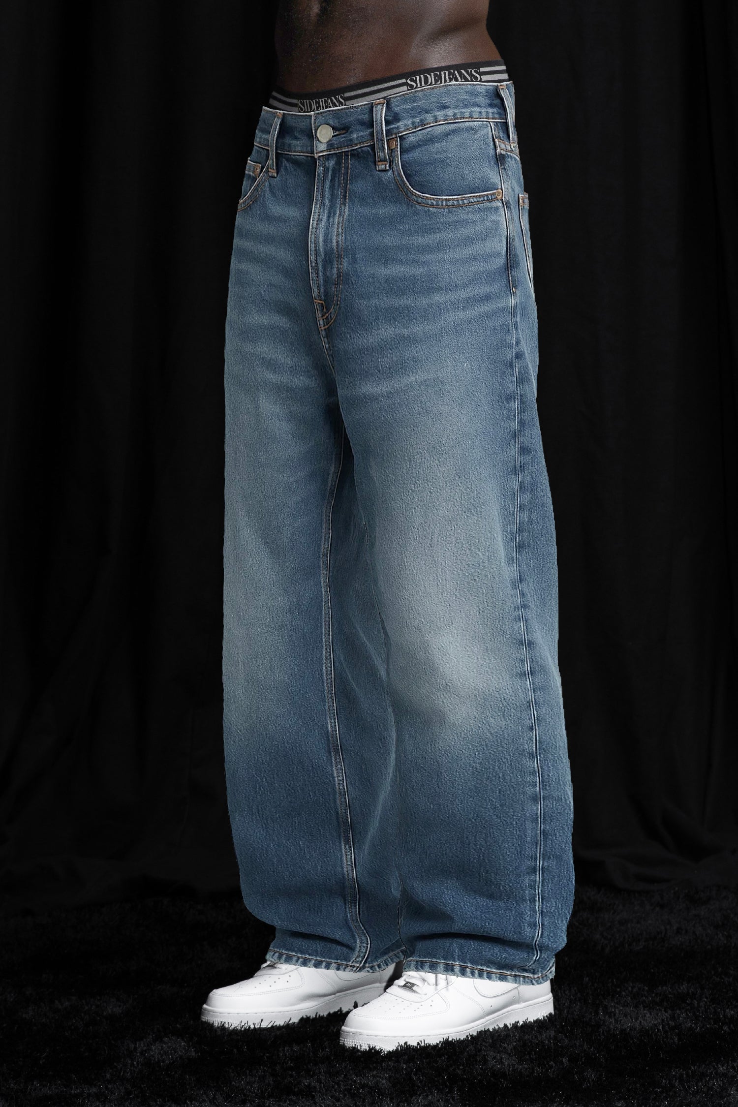 Baggy Fit - Washed Denim