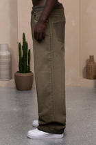 Oil Washed Denim Matcha
