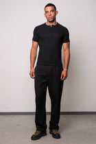 Waffle Slim Henley