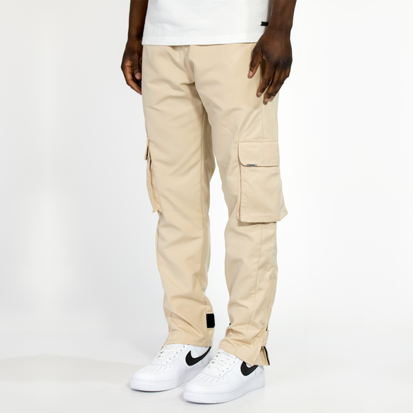 SIDEJEANS CARGO PANTS BEIGE